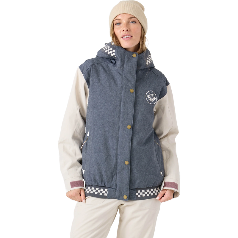 Roxy Women's Cheer Up Jacket in Denim