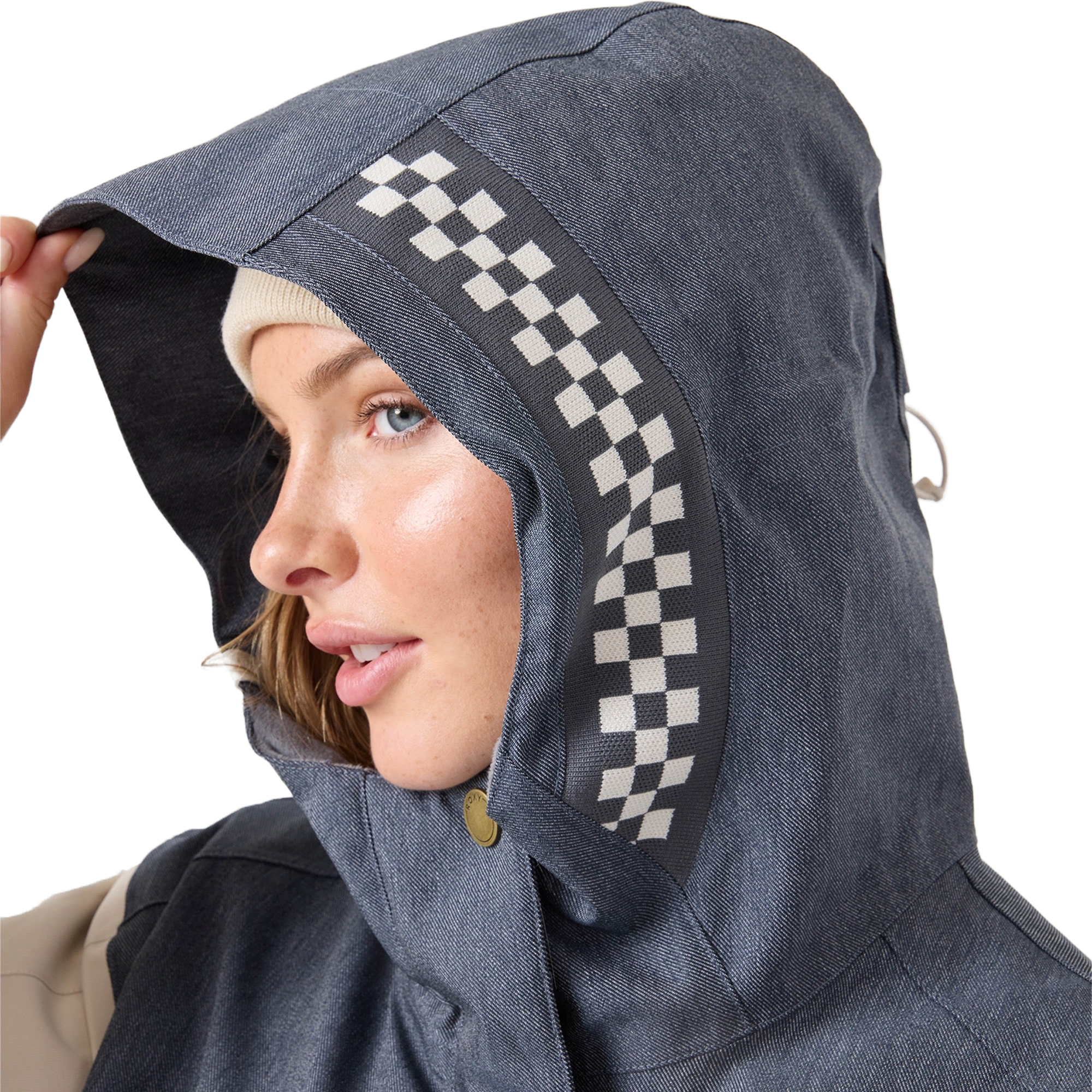 Roxy Women's Cheer Up Jacket Hood Detail