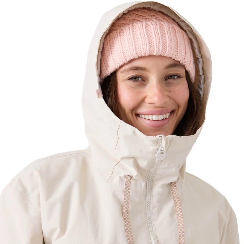 Roxy Women's Downtown Anorak Print Hood
