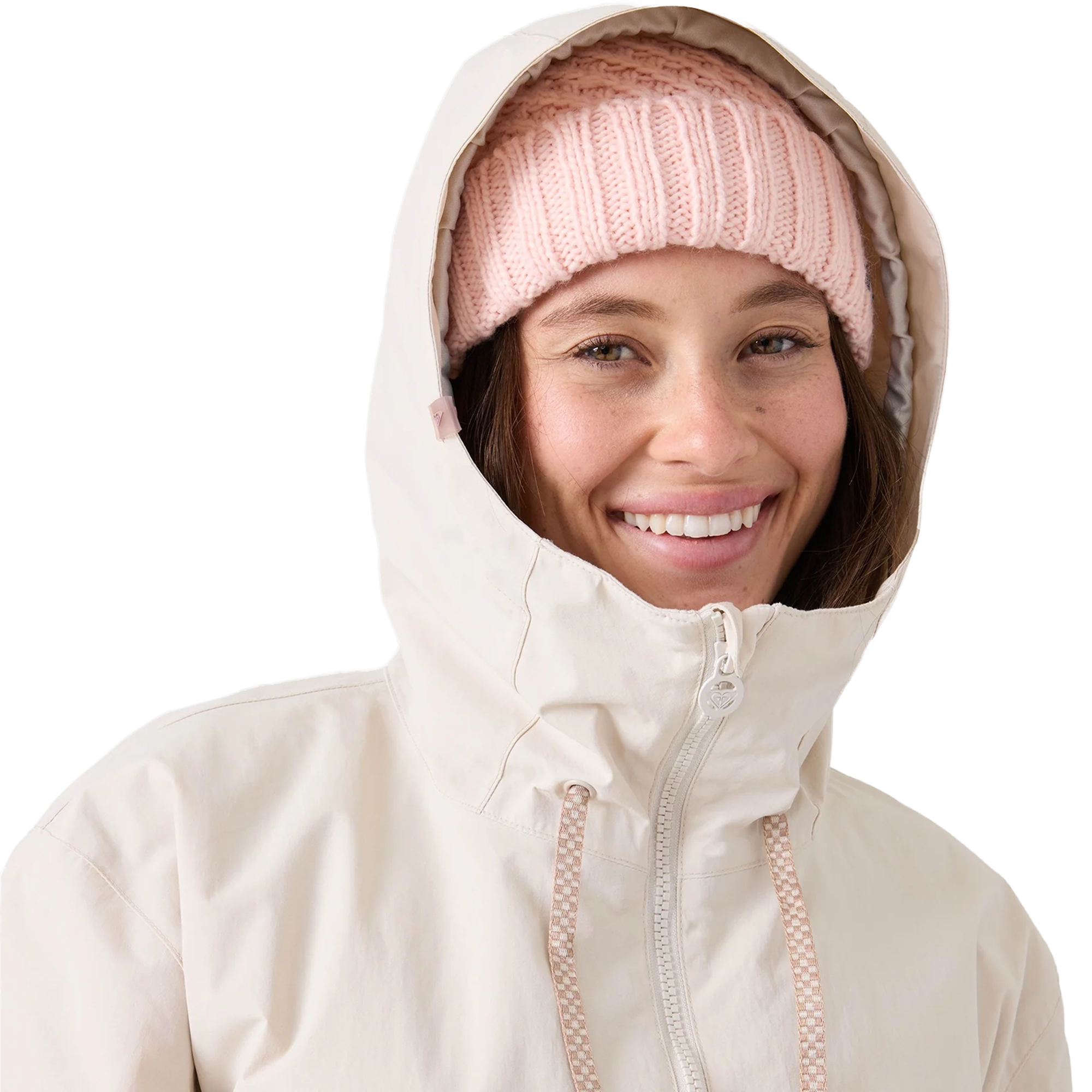 Roxy Women's Downtown Anorak Print Hood