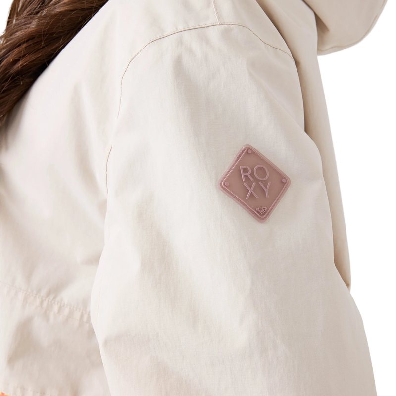 Roxy Women's Downtown Anorak Print Shoulder Logo