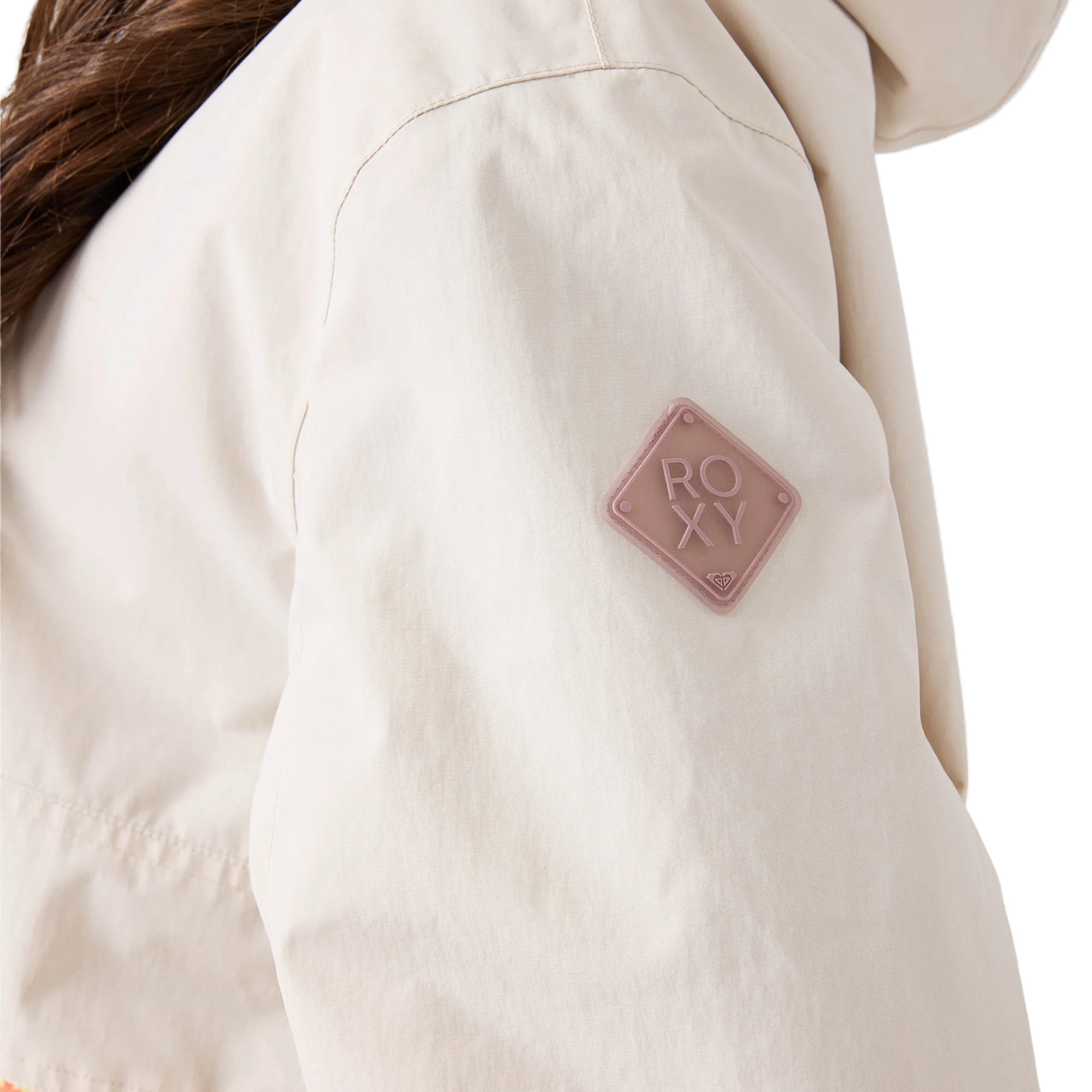 Roxy Women's Downtown Anorak Print Shoulder Logo