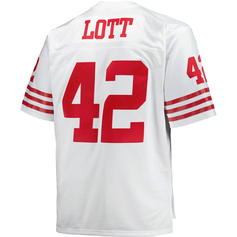 NFL Legacy 49ers 1990 Ronnie Lott Jersey, Mitchell and Ness NFL Legacy 49ers 1990 Ronnie Lott Jersey in White name view
