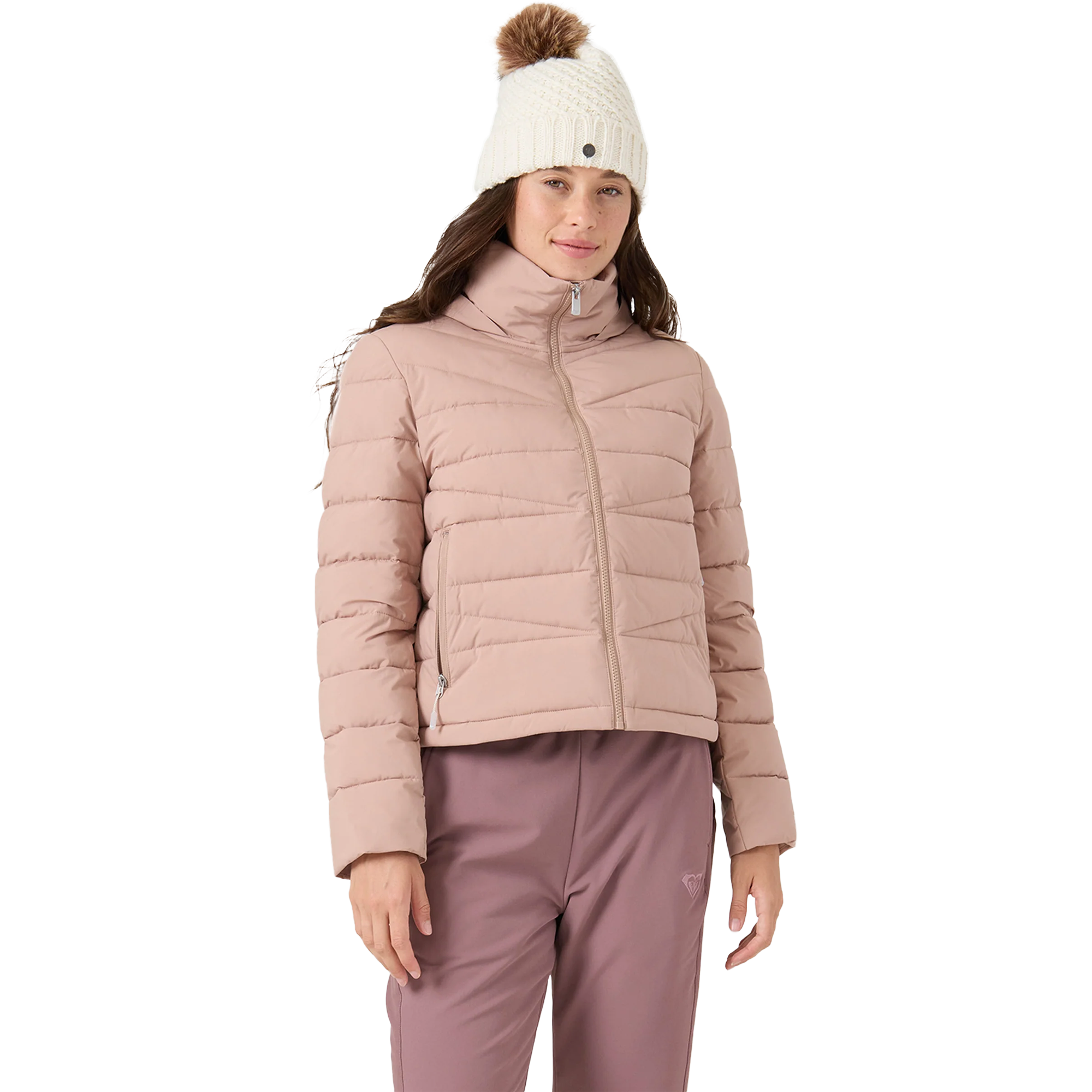 Roxy Women's Kelly Lightweight Puffer in Chanterelle