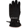 Roxy Youth Jetty Solid Glove in Black/Pink Salt