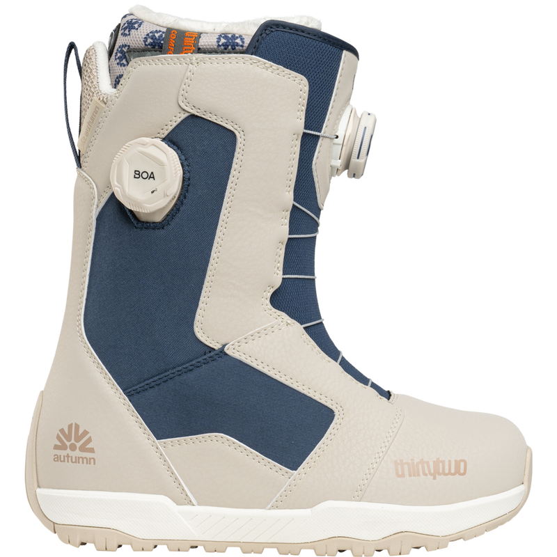 ThirtyTwo Women's STW Double BOA Luxton X Autumn right facing side with boa dials