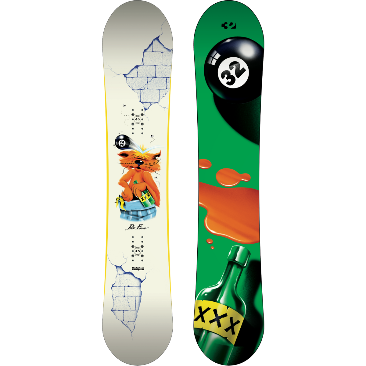 ThirtyTwo XXX Fava Pro Snowboard topsheet and base