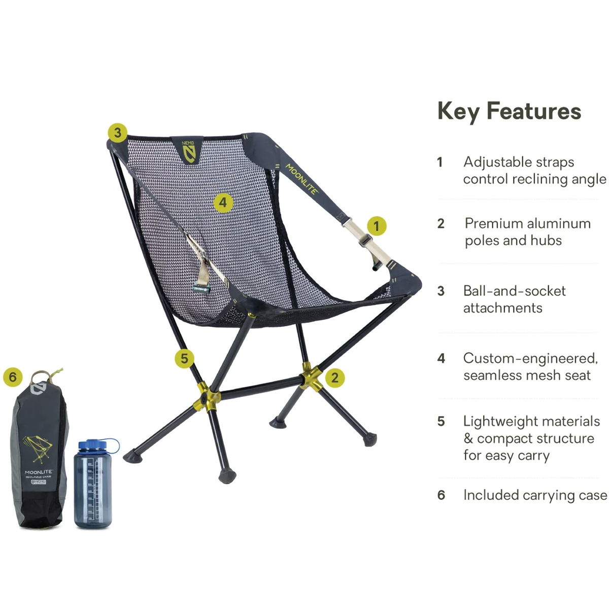 Moonlite Reclining Camp Chair alternate view