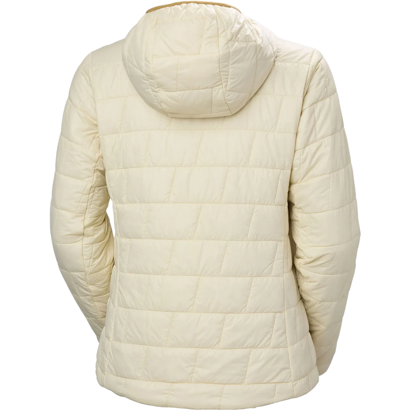 Helly Hansen Women's Lifaloft Pullover Hood in Cream back view detail