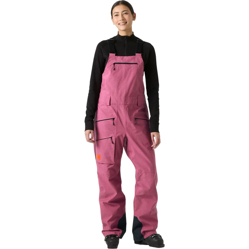Women's Powderqueen Bib Pants 2.0, Helly Hansen Women's Powderqueen Bib Pants 2.0 front