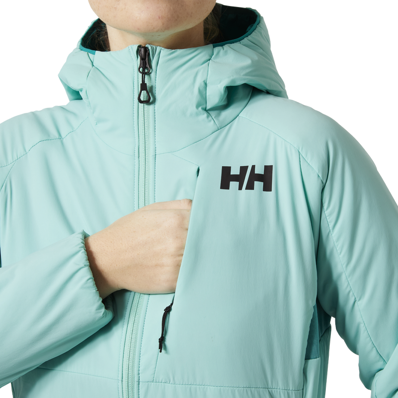 Women's Odin Stretch Hood Insulator 2.0, Helly Hansen Women's Odin Stretch Hood Insulator 2.0 chest pocket