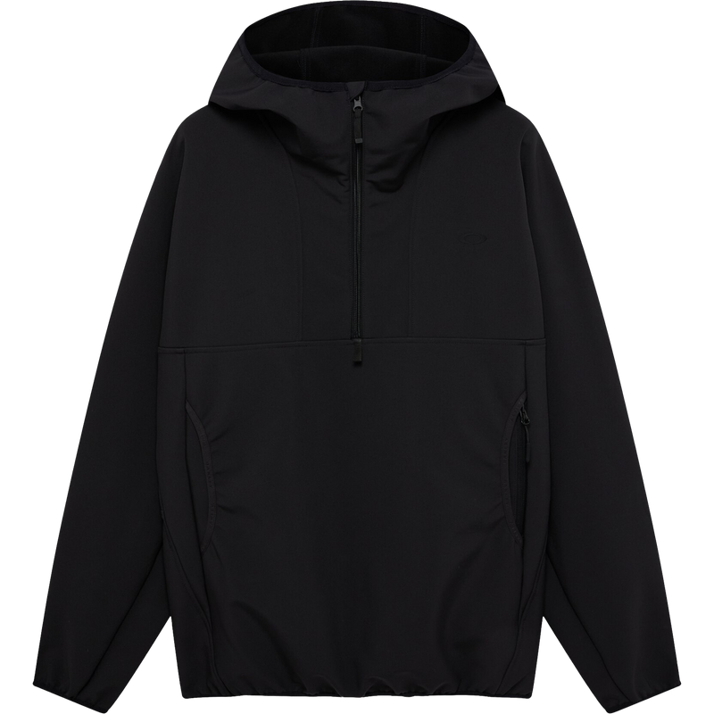 Oakley Men's Wintertide Half Zip Hoodie in True Black