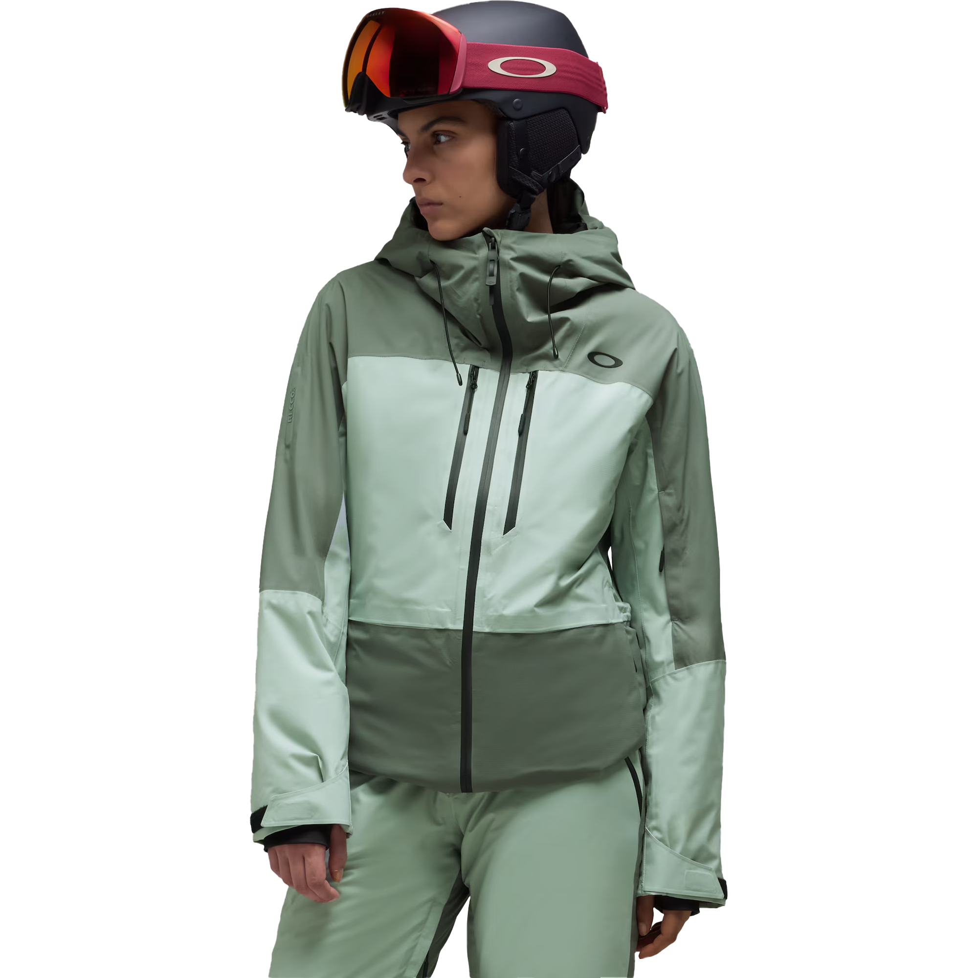 Oakley Women's Canopy Pro Insulated Jacket Front on Model