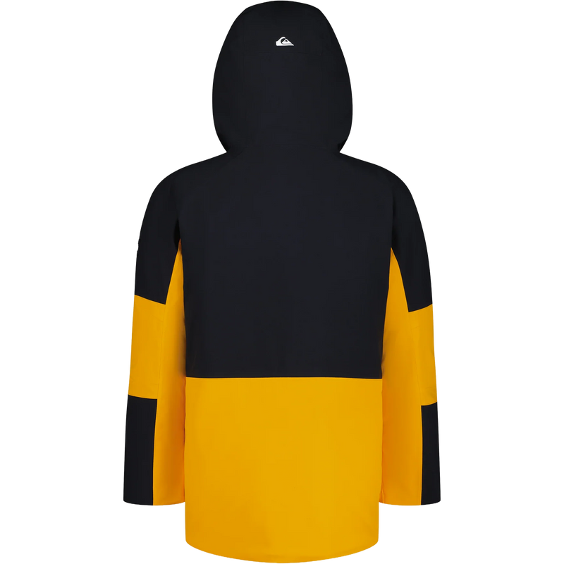 Youth Quiksilver Shadow Color Block Jacket, Quiksilver Youth Quiksilver Shadow Color Block Jacket in 822-Radiant Yellow back