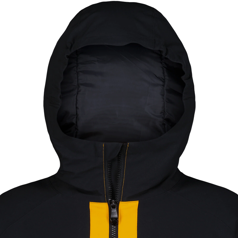 Youth Quiksilver Shadow Color Block Jacket, Quiksilver Youth Quiksilver Shadow Color Block Jacket in 822-Radiant Yellow hood