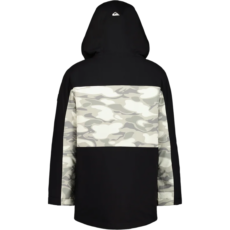 Youth Double Black Jacket, Quiksilver Youth Quiksilver Double Black Jacket in 001 Black back