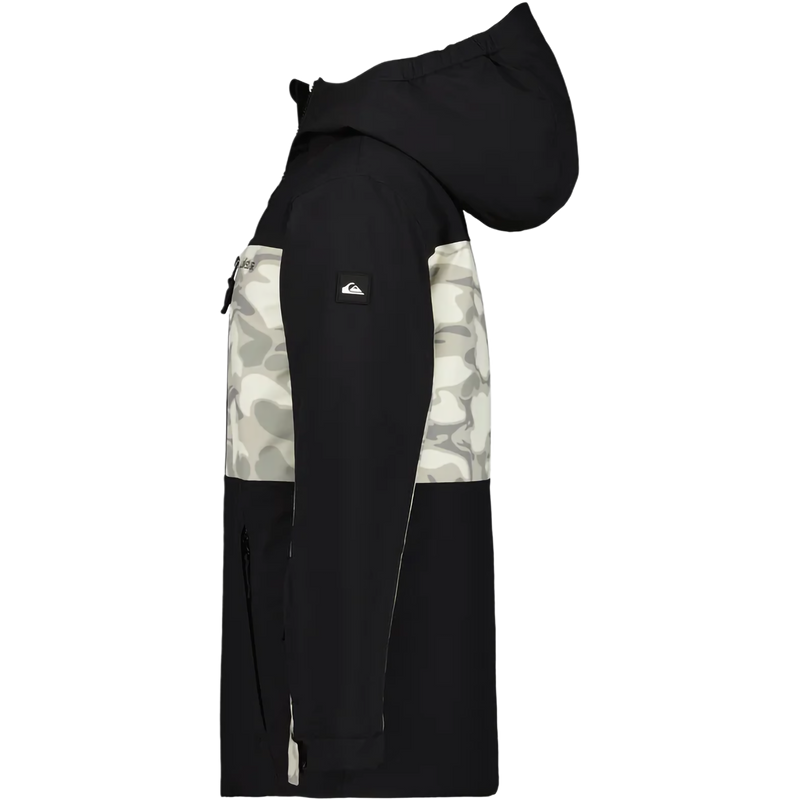 Youth Double Black Jacket, Quiksilver Youth Quiksilver Double Black Jacket in 001 Black left