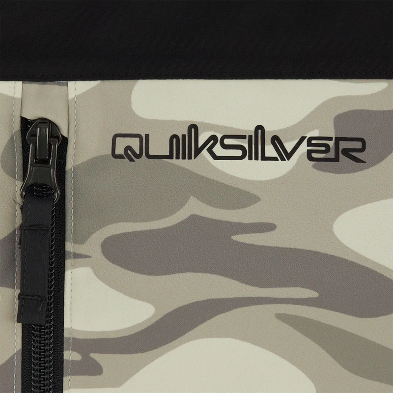 Youth Double Black Jacket, Quiksilver Youth Quiksilver Double Black Jacket in 001 Black logo