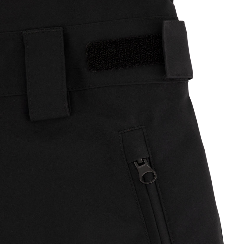 Youth Mash Up Snow Bib Pants, Quiksilver Youth Mash Up Snow Bib Pants in Black hook and loop adjuster