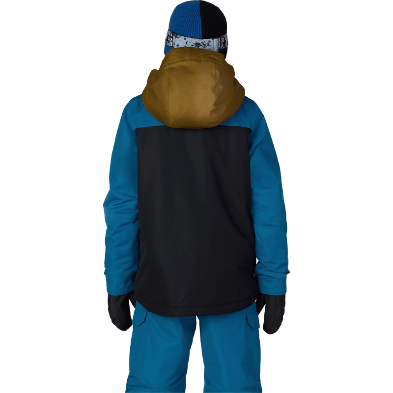 Youth Gateway Insulated Jacket, 686 Youth Gateway Insulated Jacket in Blue Ash Colorblock back view