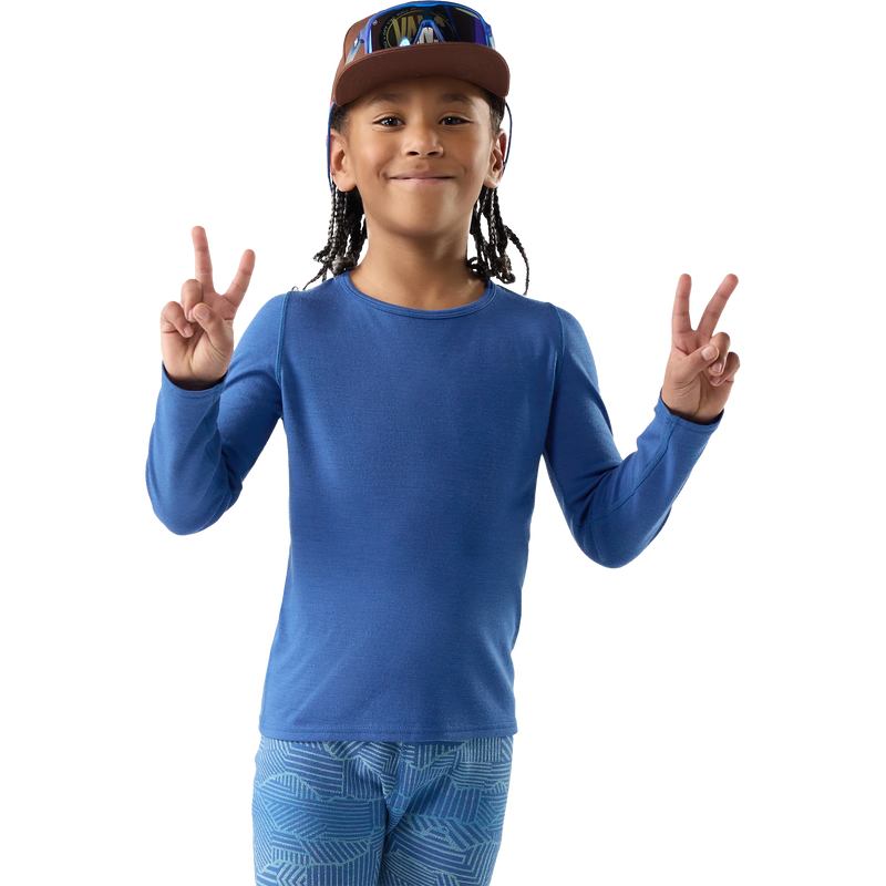 Youth Classic Thermal Merino Base Layer Crew, Smartwool Youth Classic Thermal Merino Base Layer Crew Front