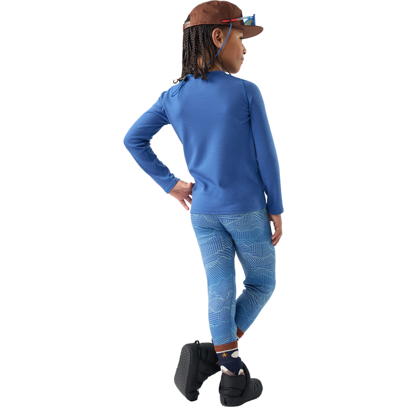Youth Classic Thermal Merino Base Layer Crew, Smartwool Youth Classic Thermal Merino Base Layer Crew Back Full View