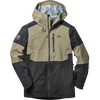 Outdoor Research Men's Hemispheres Team Gore-Tex 3L Jacket in Gravel/Black