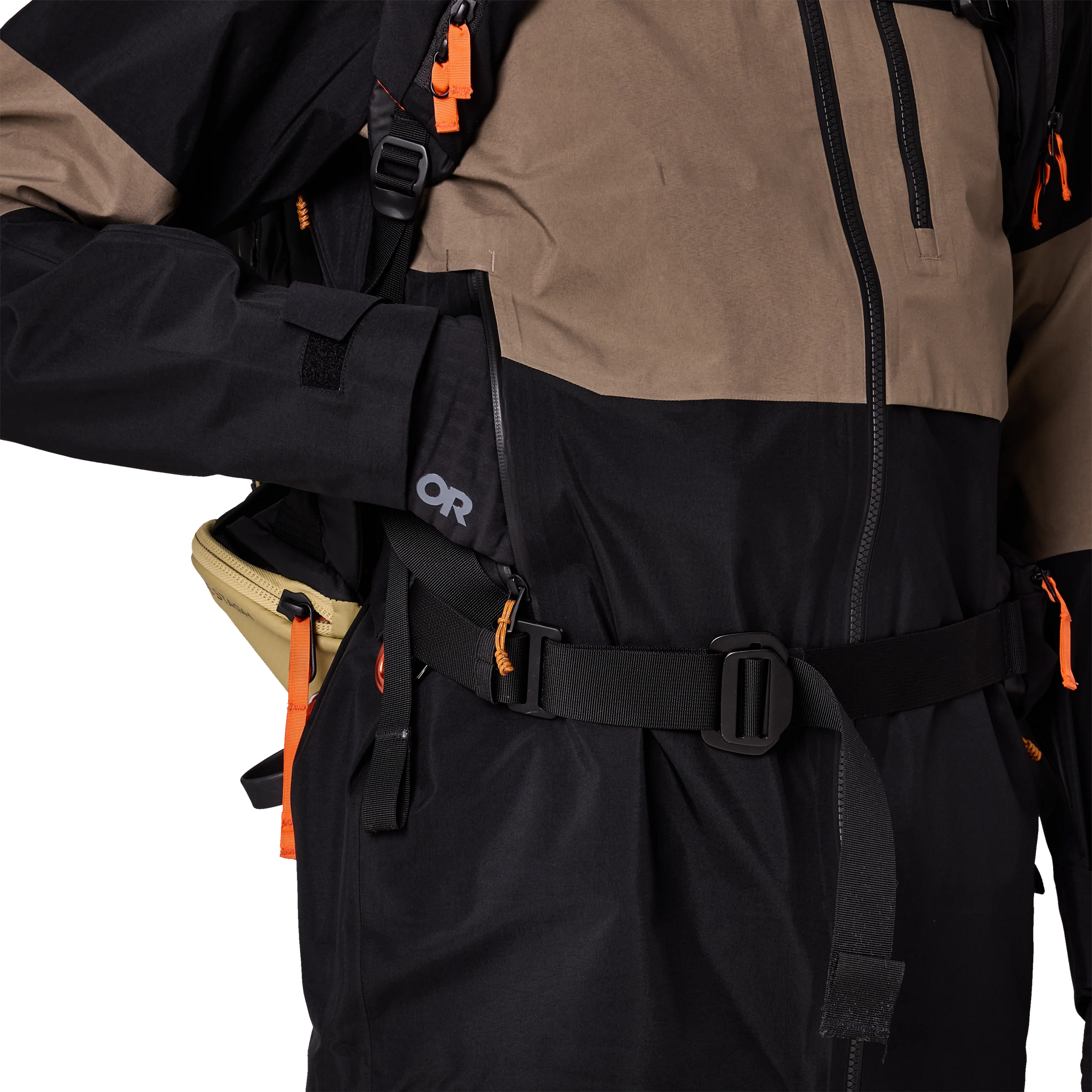 Outdoor Research Men's Hemispheres Team Gore-Tex 3L Jacket front pocket