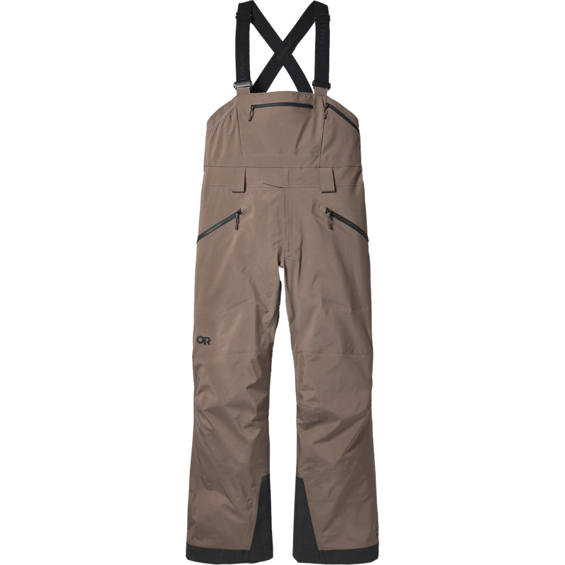 Outdoor Research Men's Hemispheres Team Gore-Tex 3L Bib in Gravel