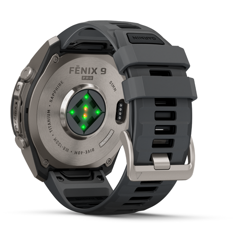 Fenix 9 Pro - 51mm, Garmin Fenix 9 Pro 51mm back