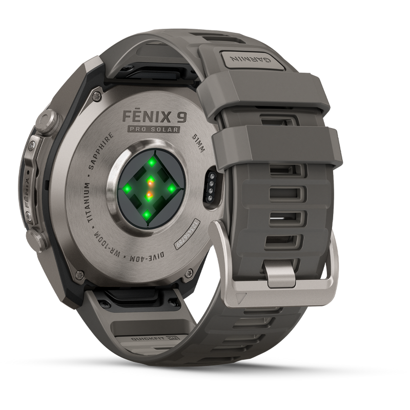 Fenix 9 Pro Solar - 51mm, Garmin Fenix 9 Pro Solar - 51mm back
