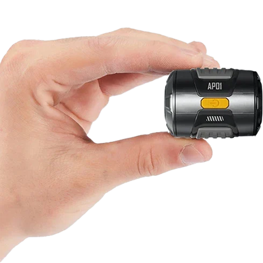 Nitecore AP01 Ultra Lightweight Portable Air Pump in hand