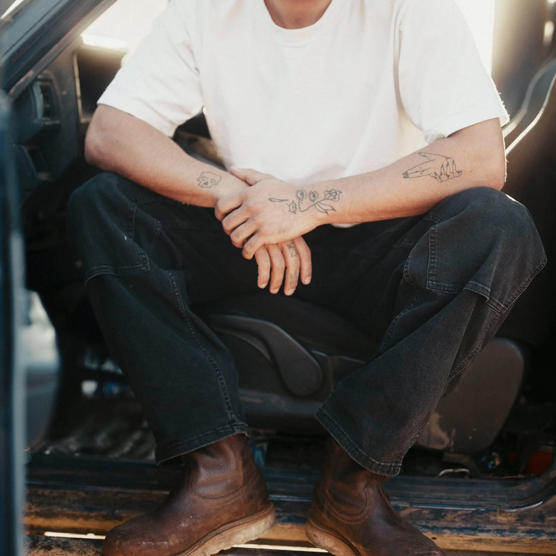 Men's Superlite Utility Jeans, Men's Superlite Utility Jeans in Diesel on model front