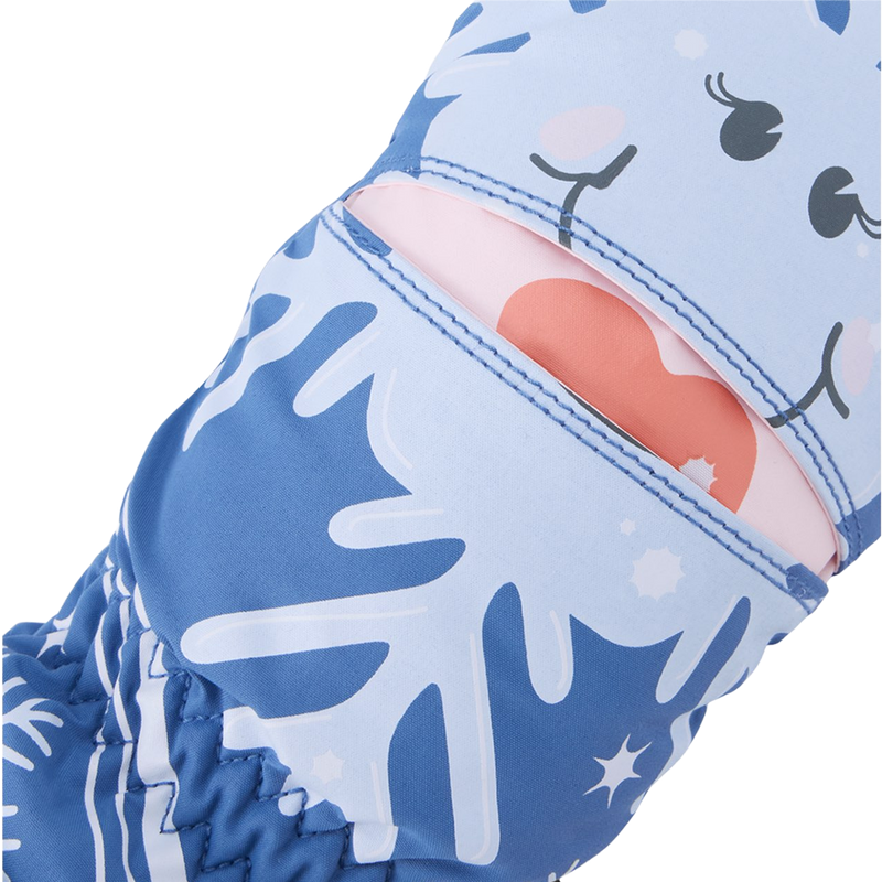 Youth Toddler Scrambler Mitts, DaKine Youth Toddler Scrambler Mitts in Snowflake with stitch detail