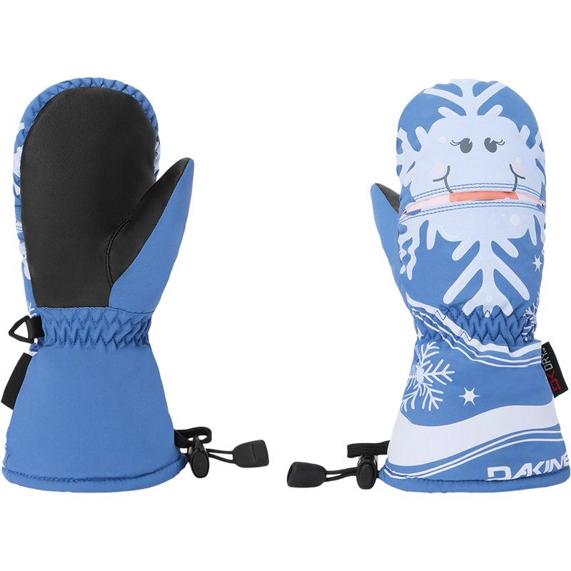 Youth Toddler Scrambler Mitts, DaKine Youth Toddler Scrambler Mitts in Snowflake side by side