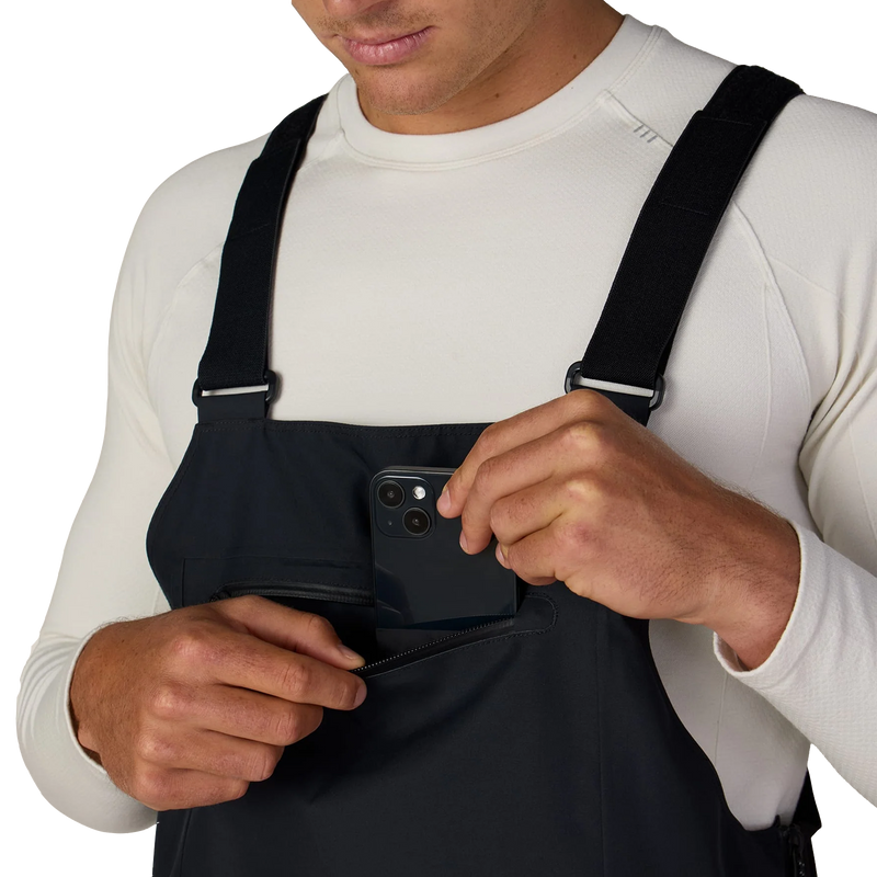 Men's Lockup Shell Bib, 686 Men's Lockup Shell Bib chest pocket