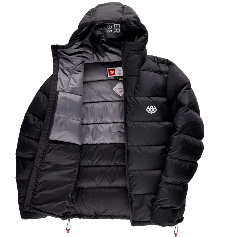 Men's Windstopper Pyro Down Puffer Jacket, 686 Men's Windstopper Pyro Down Puffer Jacket in Black insulation detail
