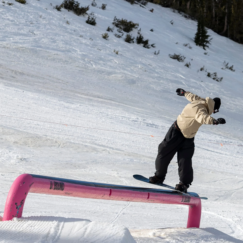 Men's Waterproof Team Hoody, 686 Men's Waterproof Team Hoody in Solar half pipe lifestyle