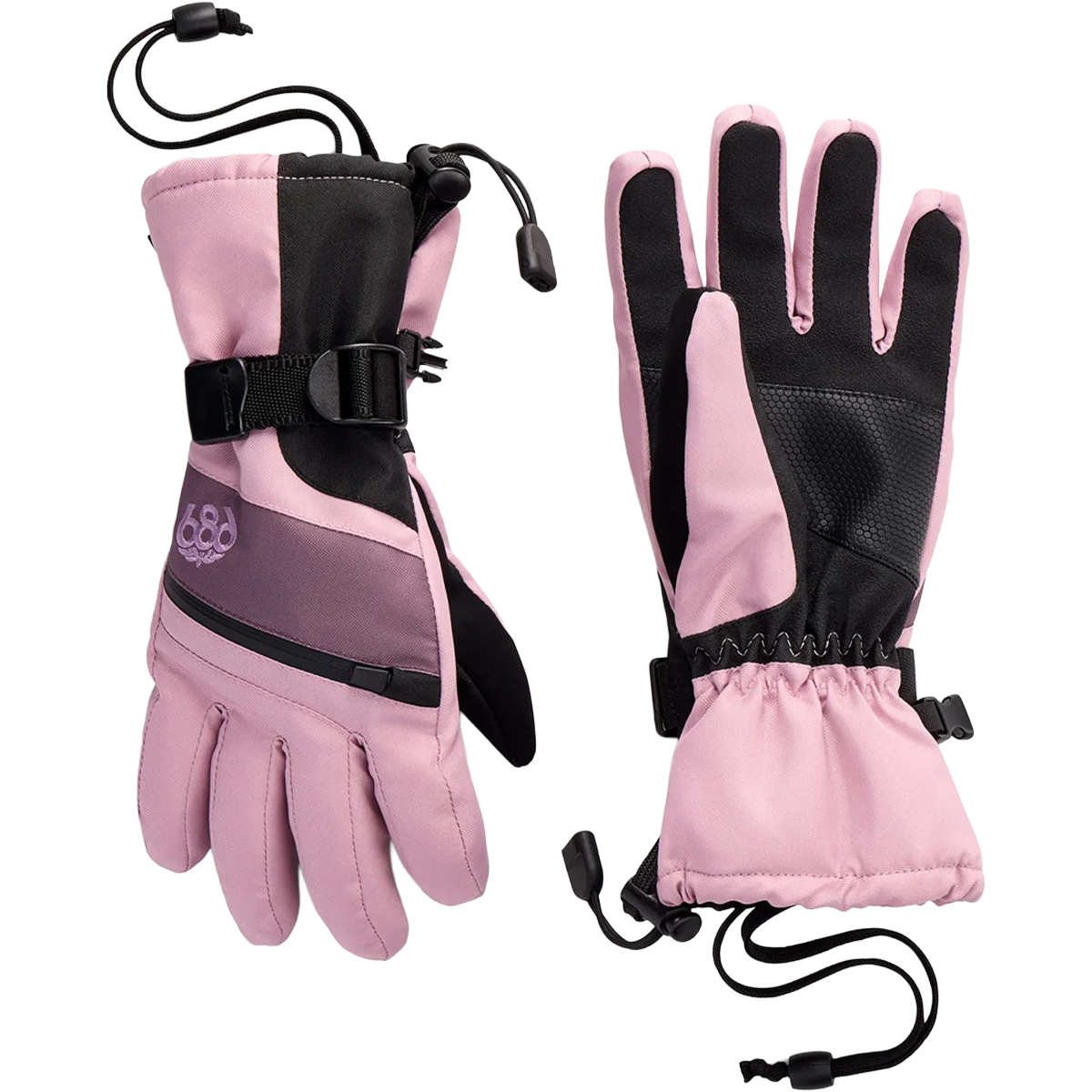 686 Youth Heat Glove in Smokey Lilac Colorblock