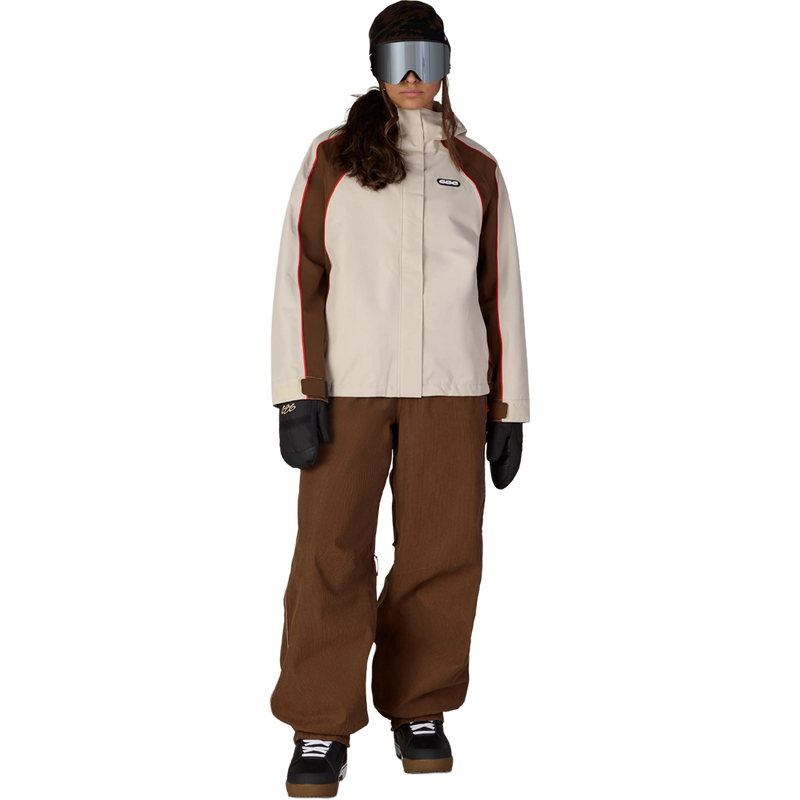 Women's Hellkat Pant, 686 Women's Hellkat Pant in Dark Earth Grid Corduroy full view