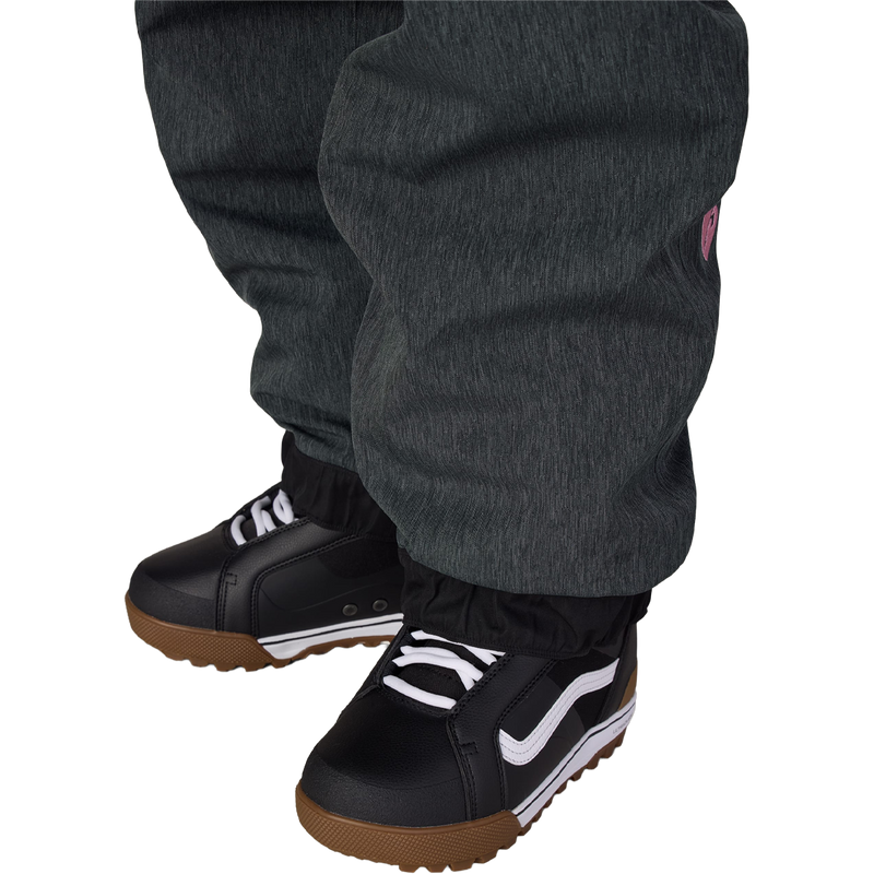 Women's Metallica Burning Skull Pant, 686 Women's Metallica Burning Skull Pant in Metallica Black Denim with stitch detail