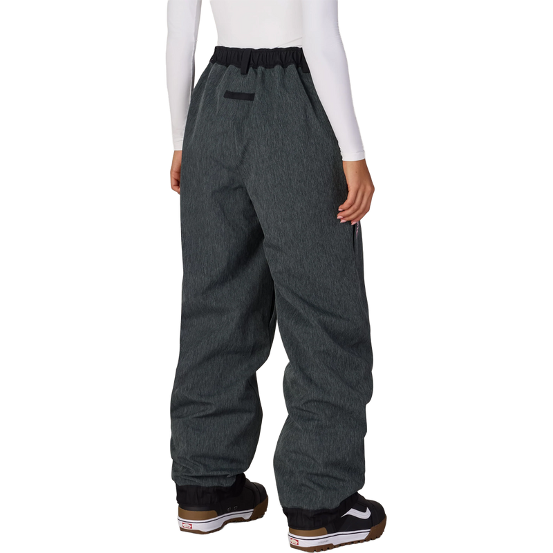 Women's Metallica Burning Skull Pant, 686 Women's Metallica Burning Skull Pant in Metallica Black Denim back view