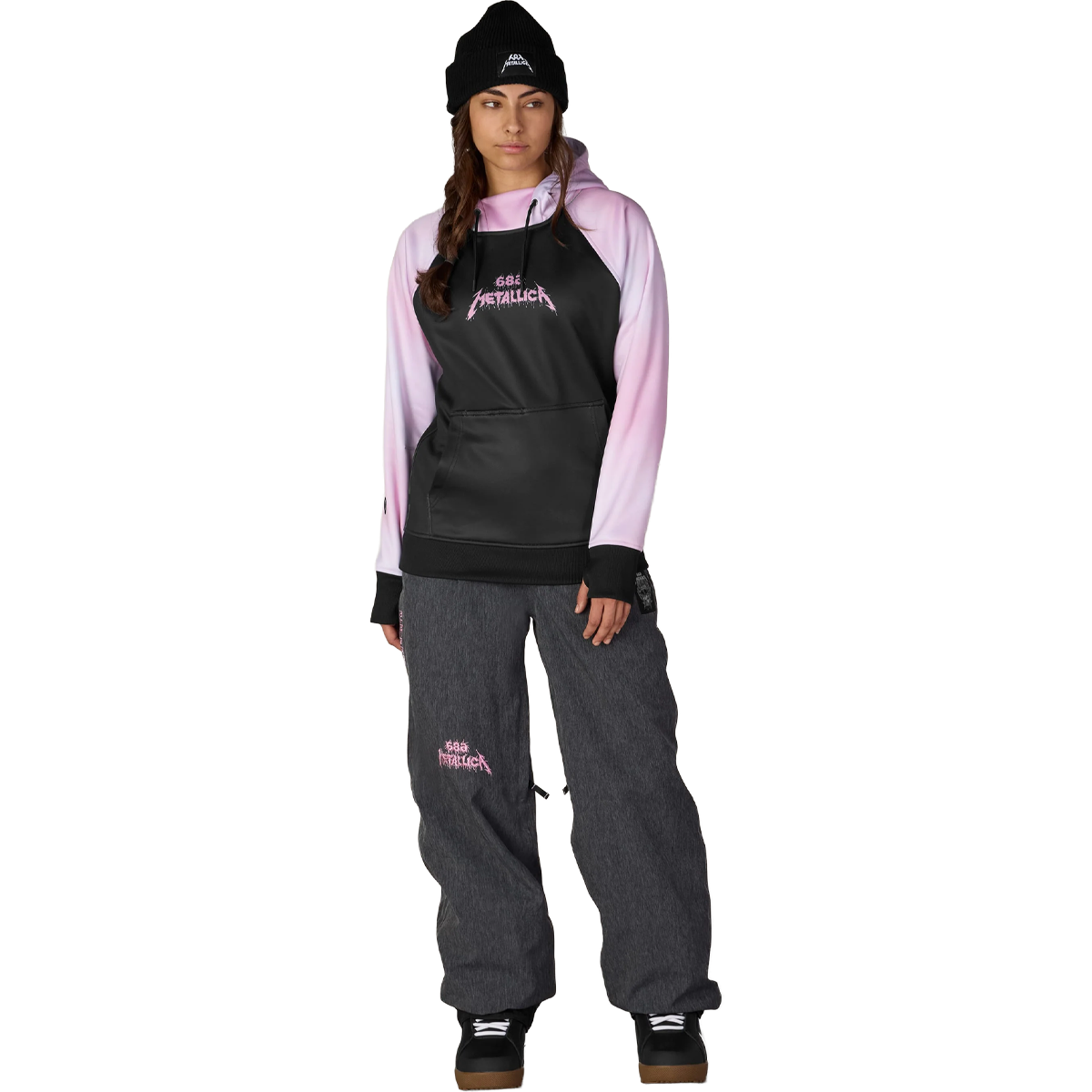 Women's Metallica Bonded Fleece Pullover Hoody alternate view
