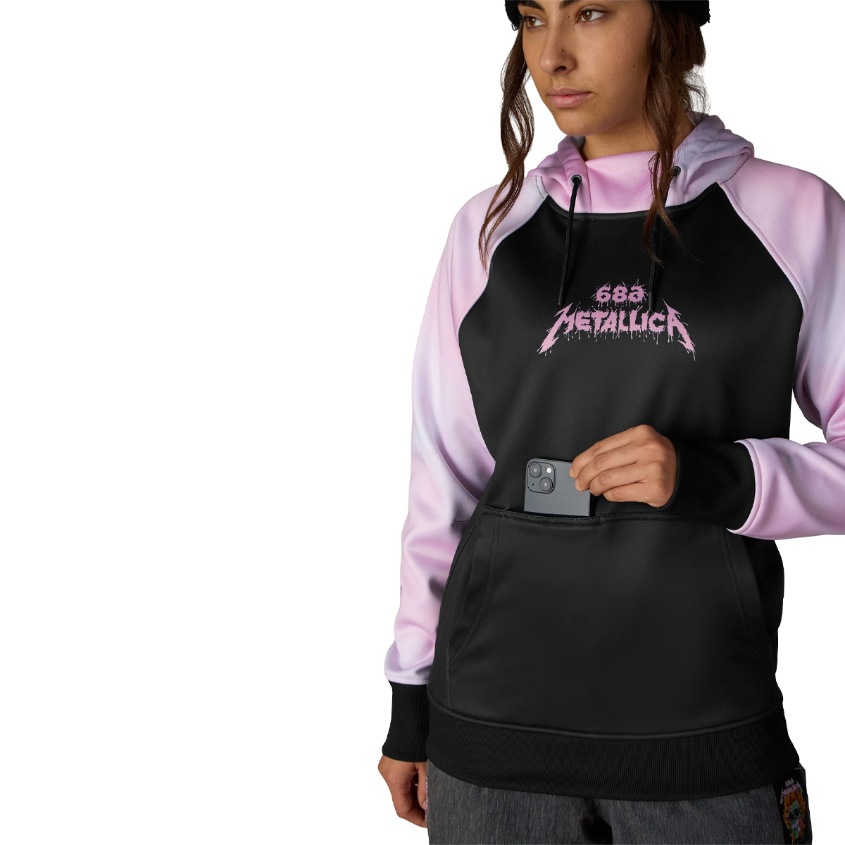 Women's Metallica Bonded Fleece Pullover Hoody alternate view