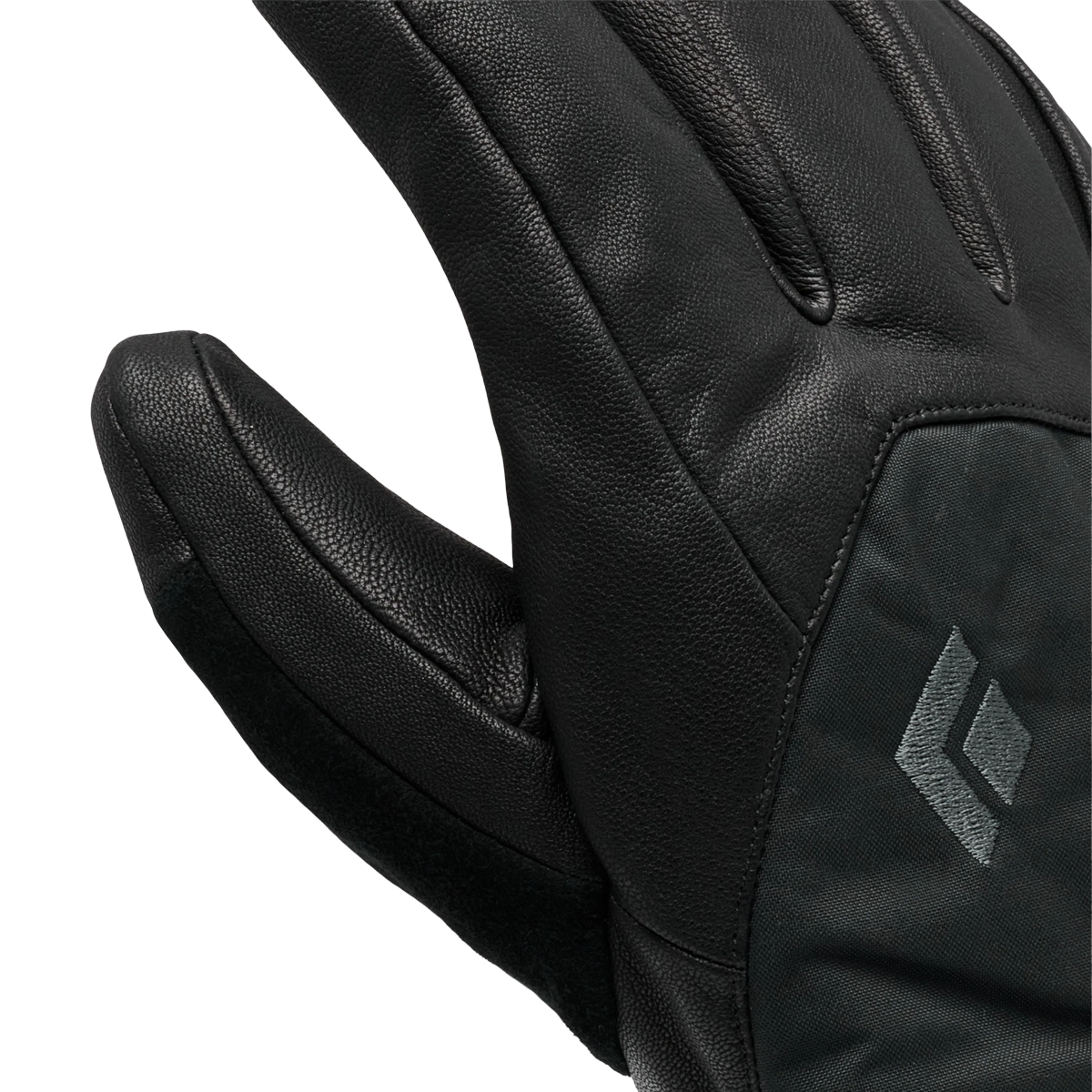 Black Diamond Men's Legend Gloves in Black with logo detail