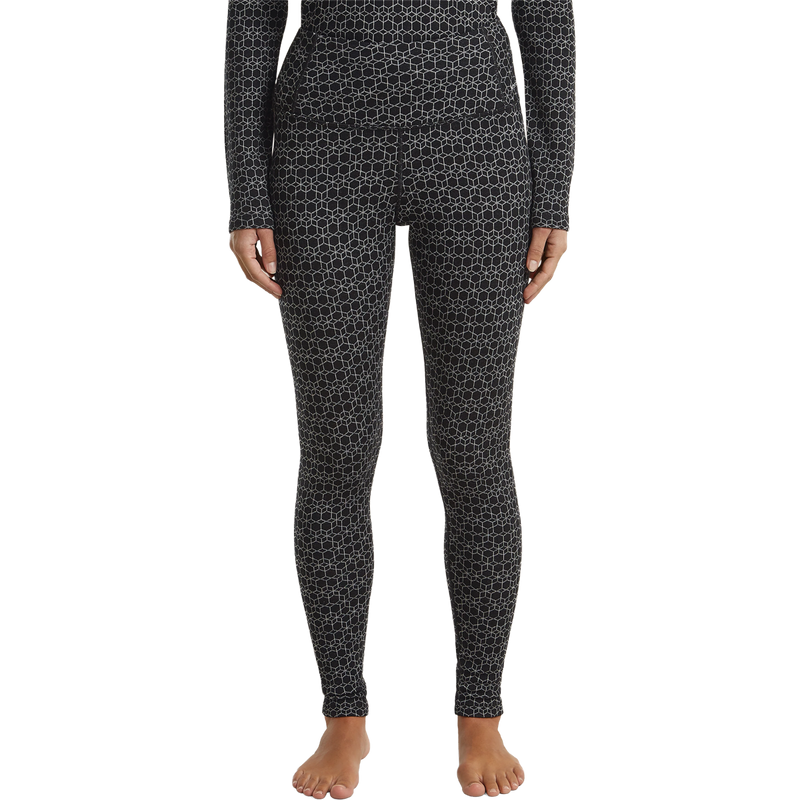 Helly Hansen Women's Merino 260 Oasis Vertex High Rise Leggings in Black Snow