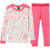 Helly Hansen Youth Graphic Lifa Merino Set in Hot Pink