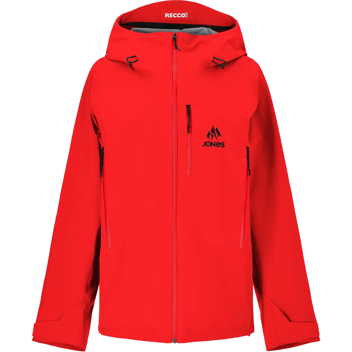 Jones Snowboards Women's Further 3L Stretch Jacket in Lava Red
