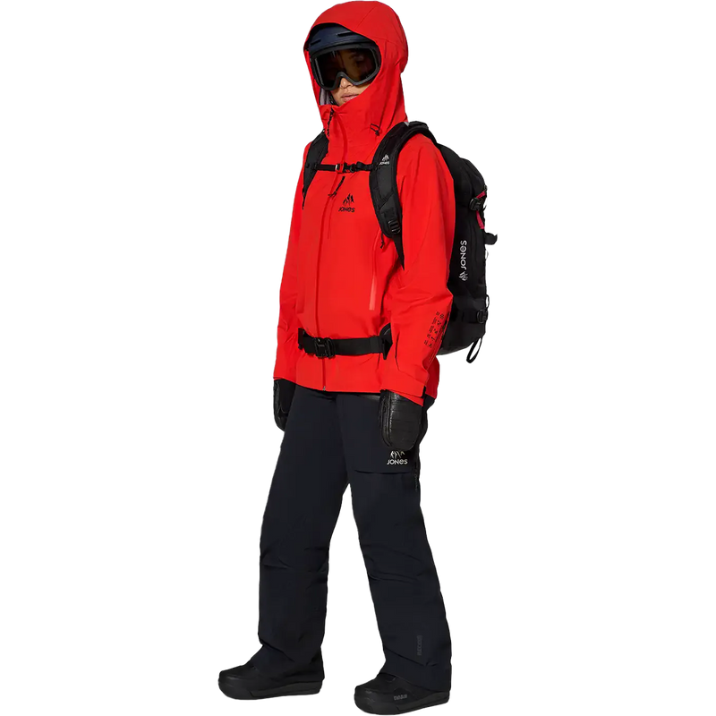 Jones Snowboards Women's Further 3L Stretch Jacket 3/4 Front Full View
