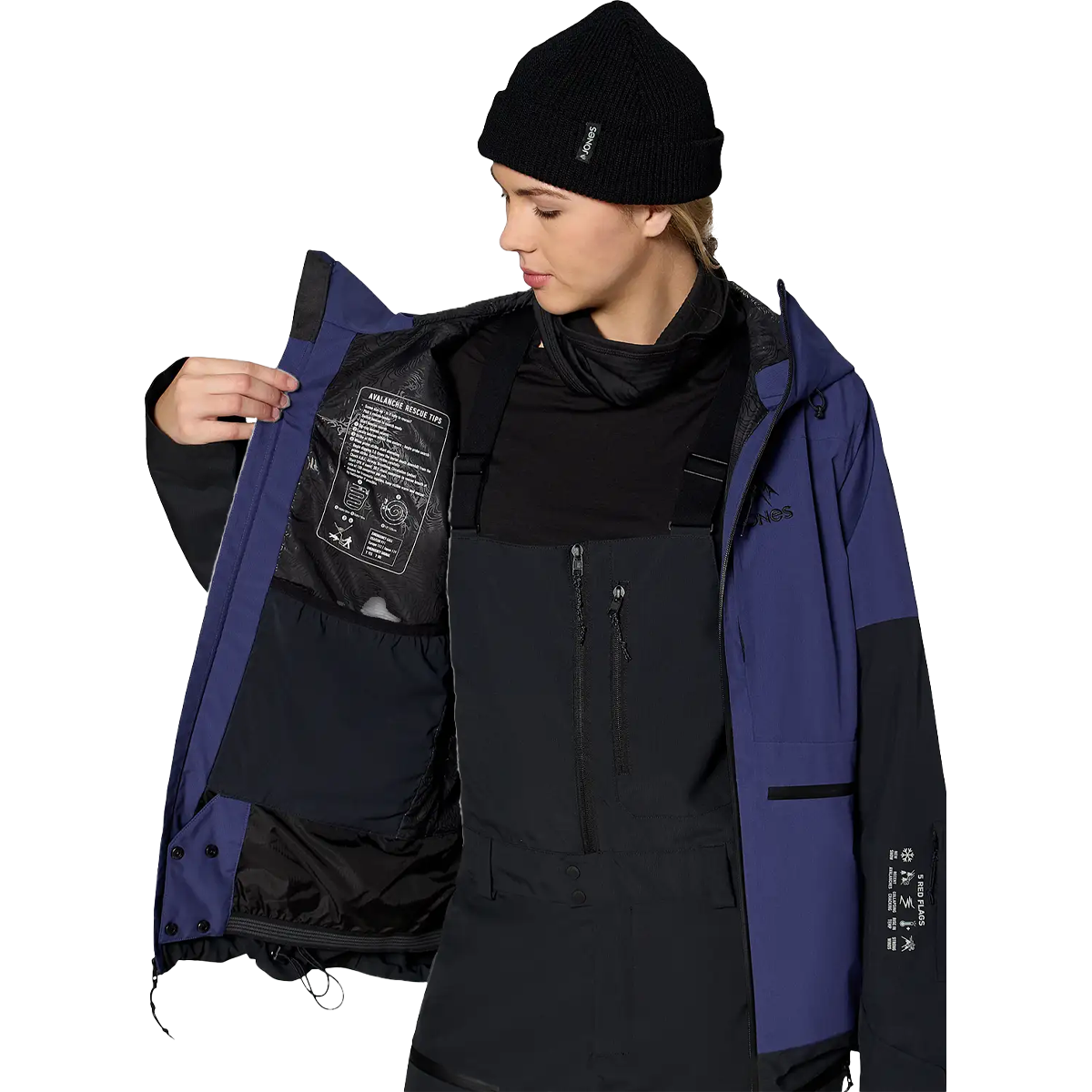 Jones Snowboards Women's MTN Surf Insulated Jacket Lining